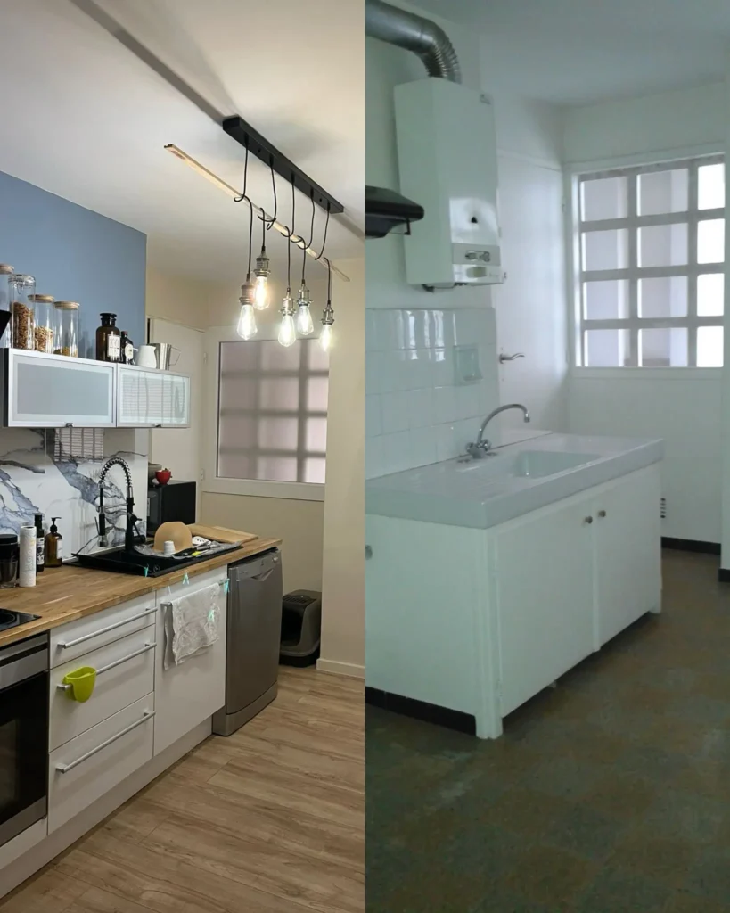 cuisine avant apres